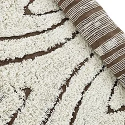 Ryijymatot - Kindon Natural Cotton Shaggy (luonnonvalkoinen/ruskea)