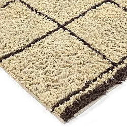 Ryijymatot - Lana Natural Cotton Shaggy (beige/ruskea)