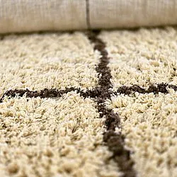 Ryijymatot - Lana Natural Cotton Shaggy (beige/ruskea)