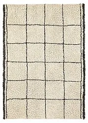 Ryijymatot - Lana Natural Cotton Shaggy (kerma/tummanharmaa)