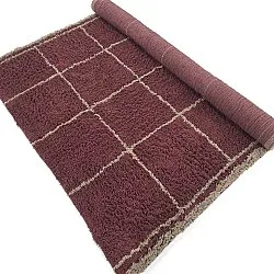 Ryijymatot - Lana Natural Cotton Shaggy (taupe/punainen)