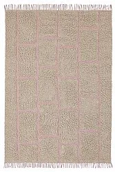 Ryijymatot - Lindley Natural Cotton Shaggy (beige/pinkki)