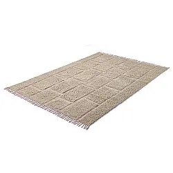 Ryijymatot - Lindley Natural Cotton Shaggy (beige/pinkki)