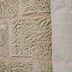 Ryijymatot - Lindley Natural Cotton Shaggy (beige/pinkki)