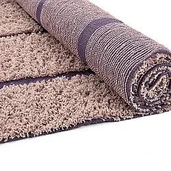 Ryijymatot - Lindley Natural Cotton Shaggy (pinkki/violetti)