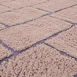 Ryijymatot - Lindley Natural Cotton Shaggy (pinkki/violetti)