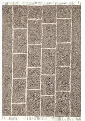Ryijymatot - Lindley Natural Cotton Shaggy (taupe/harmaa)