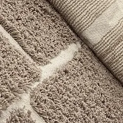 Ryijymatot - Lindley Natural Cotton Shaggy (taupe/harmaa)