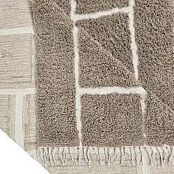 Ryijymatot - Lindley Natural Cotton Shaggy (taupe/harmaa)