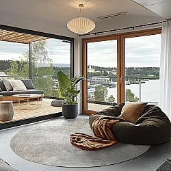 Pyöreät matot - Malaga (beige)