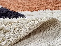 Pyöreä matot - Mantona Natural Cotton Shaggy (multi)