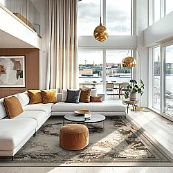Wilton-matto - Marand (harmaa/beige)