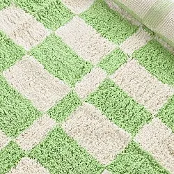 Ryijymatot - Maranello Natural Cotton Shaggy (vihreä)