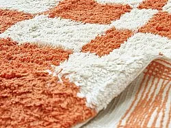 Ryijymatot - Maranello Natural Cotton Shaggy (oranssi)