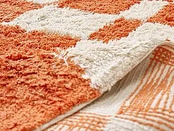 Ryijymatot - Maranello Natural Cotton Shaggy (oranssi)