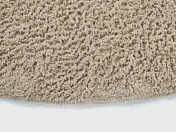 Pyöreä matot - Mareto Natural Cotton Shaggy (ruskea)