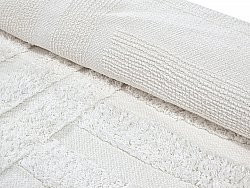 Pyöreä matot - Margo Natural Cotton Shaggy (offwhite)
