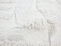 Pyöreä matot - Mavis Natural Cotton Shaggy (offwhite)