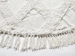Pyöreä matot - Pamplona Natural Cotton Shaggy (offwhite)