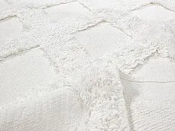Pyöreä matot - Pamplona Natural Cotton Shaggy (offwhite)