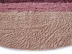 Pyöreä matot - Pione Natural Cotton Shaggy (vaaleanpunainen)