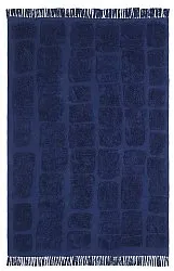 Ryijymatot - Salem Natural Cotton Shaggy (tummansininen)