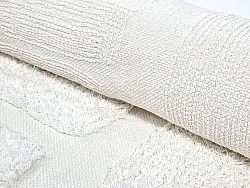 Ryijymatot - Salem Natural Cotton Shaggy (offwhite)