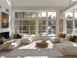 Wilton-matto - Santi (beige/valkoinen)