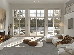 Wilton-matto - Santi (beige/valkoinen)