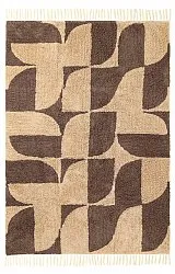 Ryijymatot - Siberia Natural Cotton Shaggy (beige/ruskea)