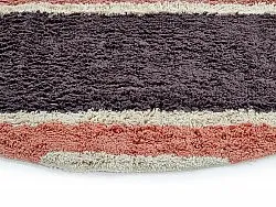 Pyöreä matot - Vinci Natural Cotton Shaggy (vaaleanpunainen)