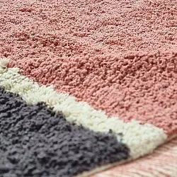 Ryijymatot - Vinci Natural Cotton Shaggy (vaaleanpunainen)