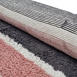 Ryijymatot - Vinci Natural Cotton Shaggy (vaaleanpunainen)