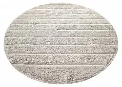 Pyöreä matot - Willow Natural Cotton Shaggy (greige)