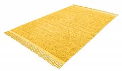 Ryijymatot - Willow Natural Cotton Shaggy (keltainen)