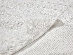 Ryijymatot - Willow Natural Cotton Shaggy (offwhite)