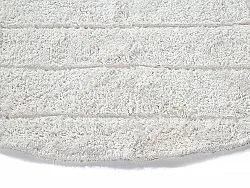 Pyöreä matot - Willow Natural Cotton Shaggy (offwhite)