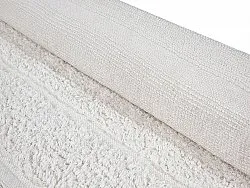Pyöreä matot - Willow Natural Cotton Shaggy (offwhite)