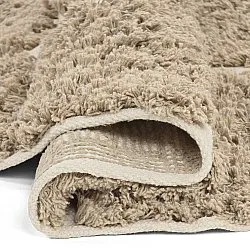 Pyöreät matot - Zola Natural Cotton Shaggy (beige)