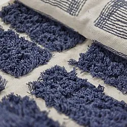 Ryijymatot - Zola Natural Cotton Shaggy (sininen)