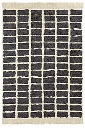 Ryijymatot - Zola Natural Cotton Shaggy (tumman harmaa)