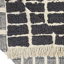 Ryijymatot - Zola Natural Cotton Shaggy (tumman harmaa)