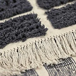 Ryijymatot - Zola Natural Cotton Shaggy (tumman harmaa)