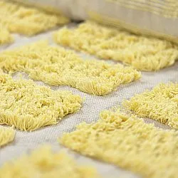 Ryijymatot - Zola Natural Cotton Shaggy (keltainen)
