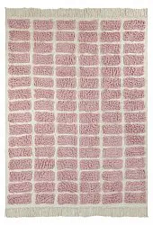Ryijymatot - Zola Natural Cotton Shaggy (vaaleanpunainen)
