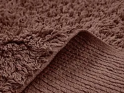 Ryijymatot - Alba Natural Cotton Shaggy (ruskea)