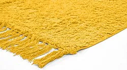 Ryijymatot - Alba Natural Cotton Shaggy (keltainen)