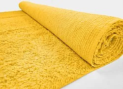 Ryijymatot - Alba Natural Cotton Shaggy (keltainen)