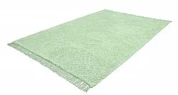 Ryijymatot - Alba Natural Cotton Shaggy (vaaleanvihreä)