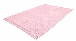 Ryijymatot - Alba Natural Cotton Shaggy (vaalea pinkki)